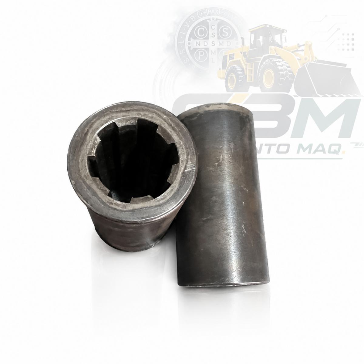 BUCHA ESTRIADA EM AÇO SAE 1045 – 6 ESTRIAS