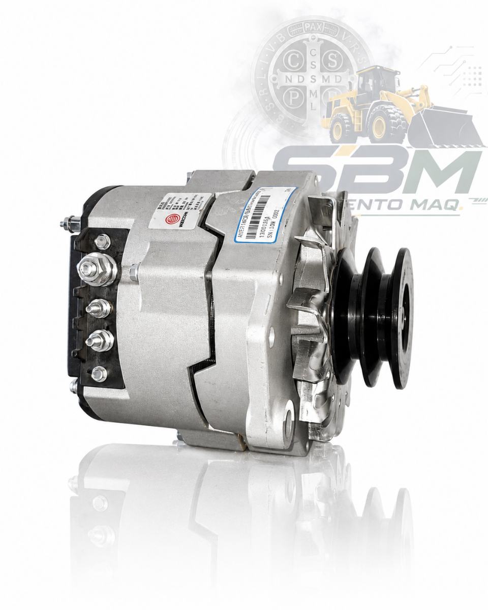 Alternador Genuíno Weichai 24V / 28V 70A Polia Dupla