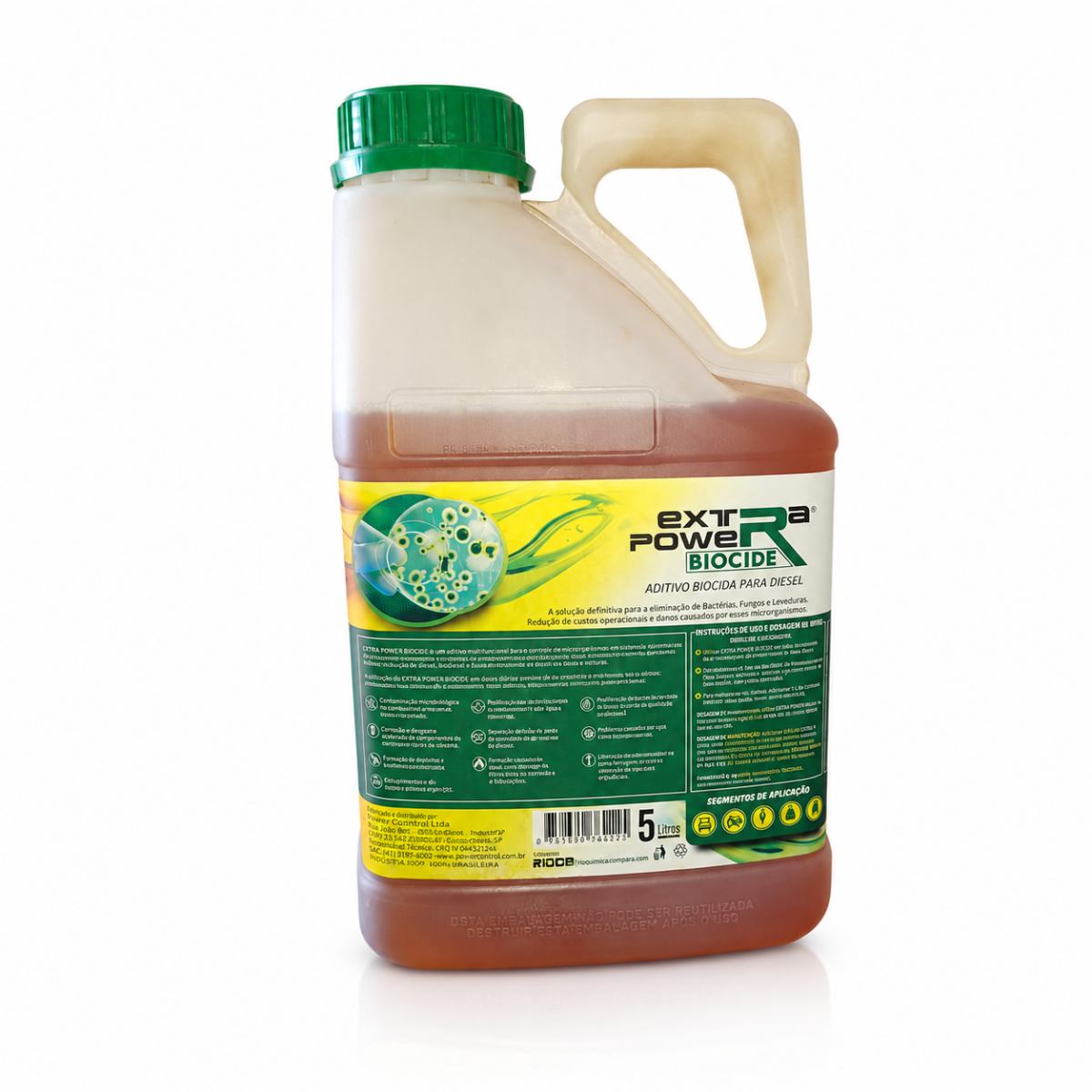 Aditivo Biocida para Óleo Diesel Extra Power Biocide – 5 Litros