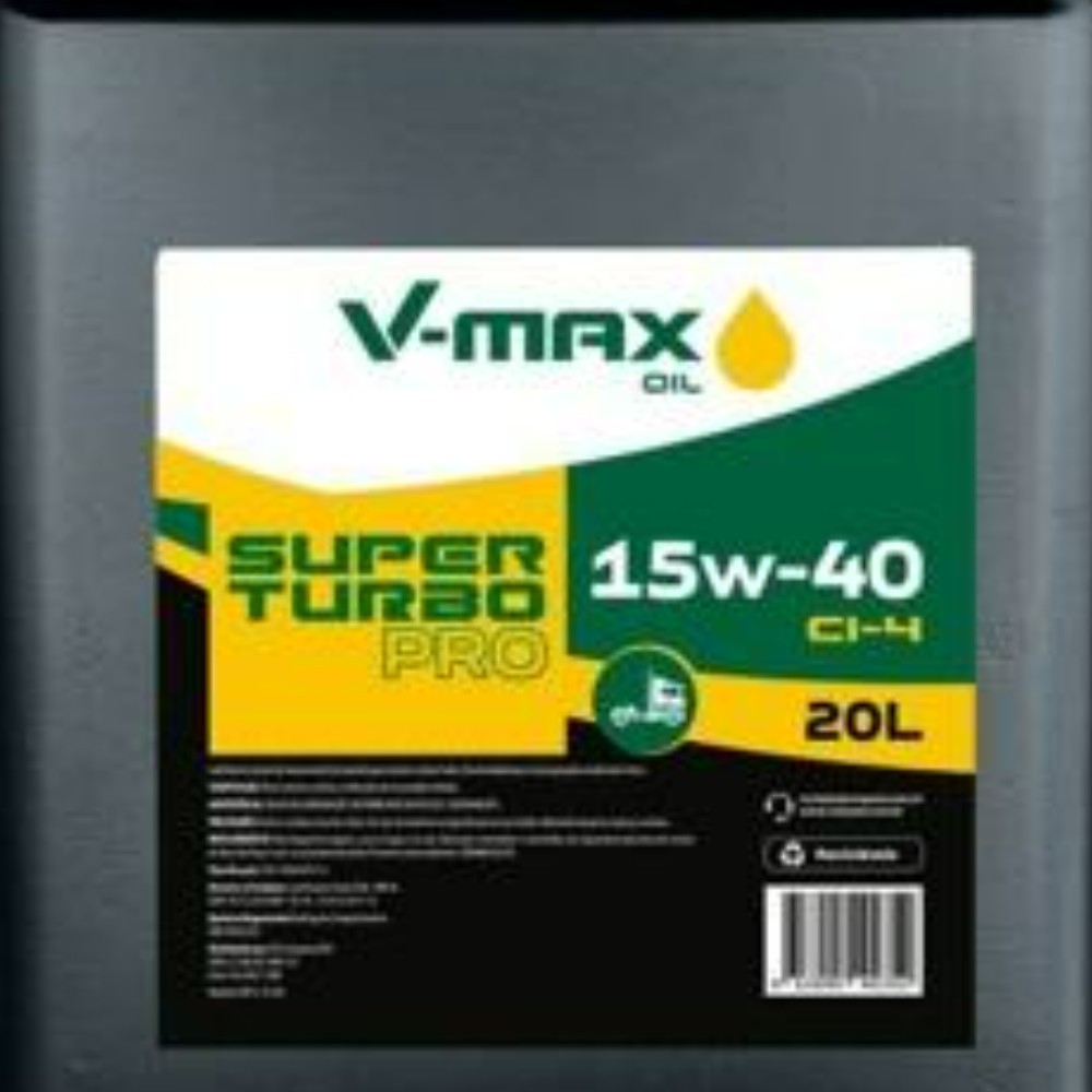 ÓLEO LUBRIFICANTE PARA MOTOR DIESEL SAE 15W-40 CL-4  – MINERAL COM ADITIVOS V-MAX  20L