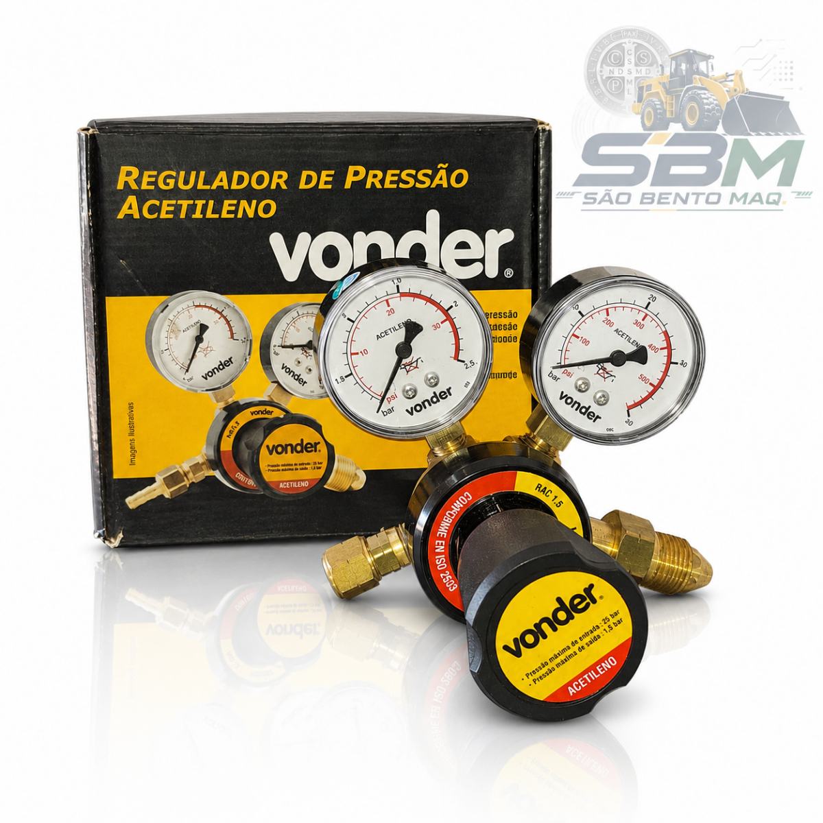 Regulador de Pressão para Acetileno