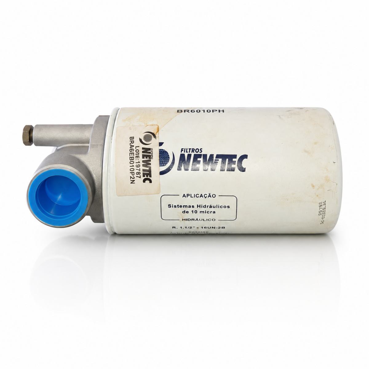 Filtro de Retorno Hidráulico em Linha Completo (Cabeçote + Elemento Blindado)